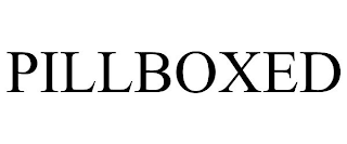 PILLBOXED