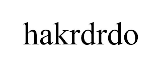 HAKRDRDO