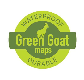 WATERPROOF GREEN GOAT MAPS DURABLE