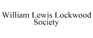 WILLIAM LEWIS LOCKWOOD SOCIETY