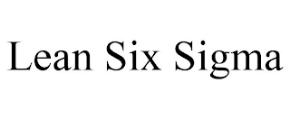 LEAN SIX SIGMA