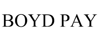 BOYD PAY