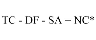 TC - DF - SA = NC*