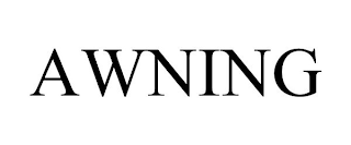 AWNING