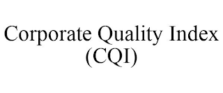 CORPORATE QUALITY INDEX (CQI)