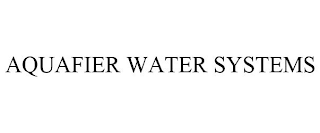 AQUAFIER WATER SYSTEMS