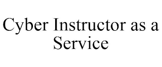 CYBER INSTRUCTOR AS A SERVICE