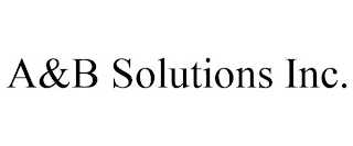 A&B SOLUTIONS INC.