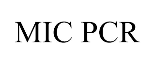 MIC PCR