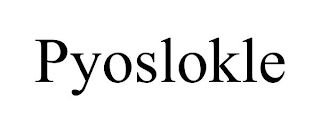 PYOSLOKLE