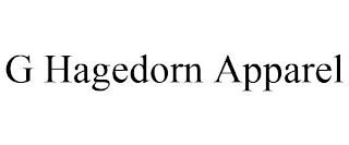 G HAGEDORN APPAREL