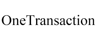 ONETRANSACTION