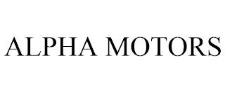 ALPHA MOTORS