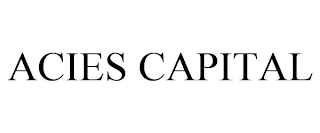 ACIES CAPITAL