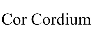 COR CORDIUM