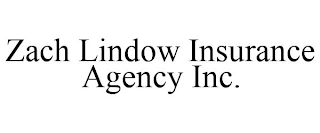 ZACH LINDOW INSURANCE AGENCY INC.