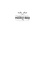 PICCOLO BUCO RIONE TREVI PIZZERIA CON CUCINA EST. 1916 O P B