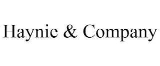 HAYNIE & COMPANY