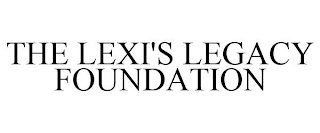 THE LEXI'S LEGACY FOUNDATION