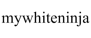 MYWHITENINJA