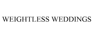 WEIGHTLESS WEDDINGS