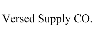 VERSED SUPPLY CO.