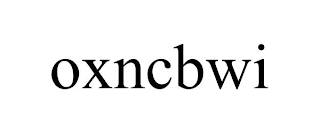 OXNCBWI