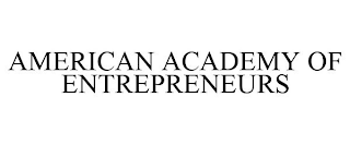 AMERICAN ACADEMY OF ENTREPRENEURS