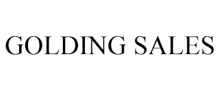 GOLDING SALES