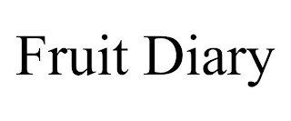 FRUIT DIARY