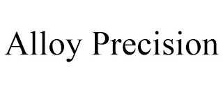 ALLOY PRECISION