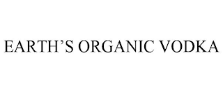 EARTH'S ORGANIC VODKA