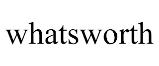 WHATSWORTH