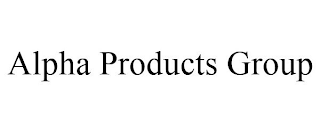 ALPHA PRODUCTS GROUP