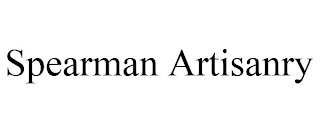 SPEARMAN ARTISANRY