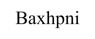 BAXHPNI