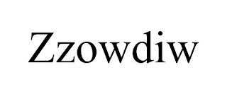ZZOWDIW
