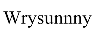 WRYSUNNNY