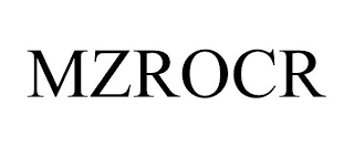 MZROCR