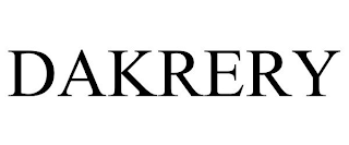 DAKRERY