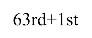 63RD+1ST