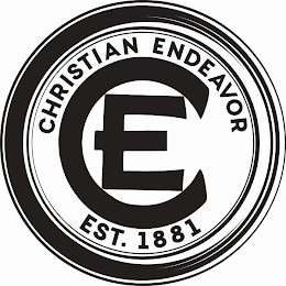 CE CHRISTIAN ENDEAVOR EST. 1881