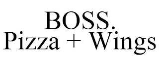 BOSS. PIZZA + WINGS