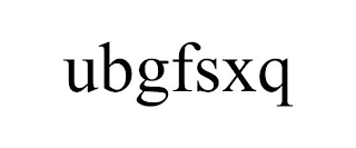 UBGFSXQ