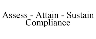 ASSESS - ATTAIN - SUSTAIN COMPLIANCE