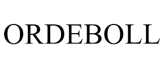ORDEBOLL
