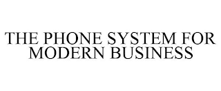 THE PHONE SYSTEM FOR MODERN BUSINESS