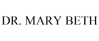 DR. MARY BETH