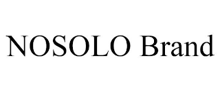 NOSOLO BRAND