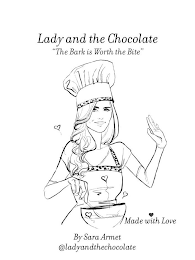 LADY AND THE CHOCOLATE "THE BARK IS WORTH THE BITE" MADE WITH LOVE BY SARA ARMET @LADYANDTHECHOCOLATE